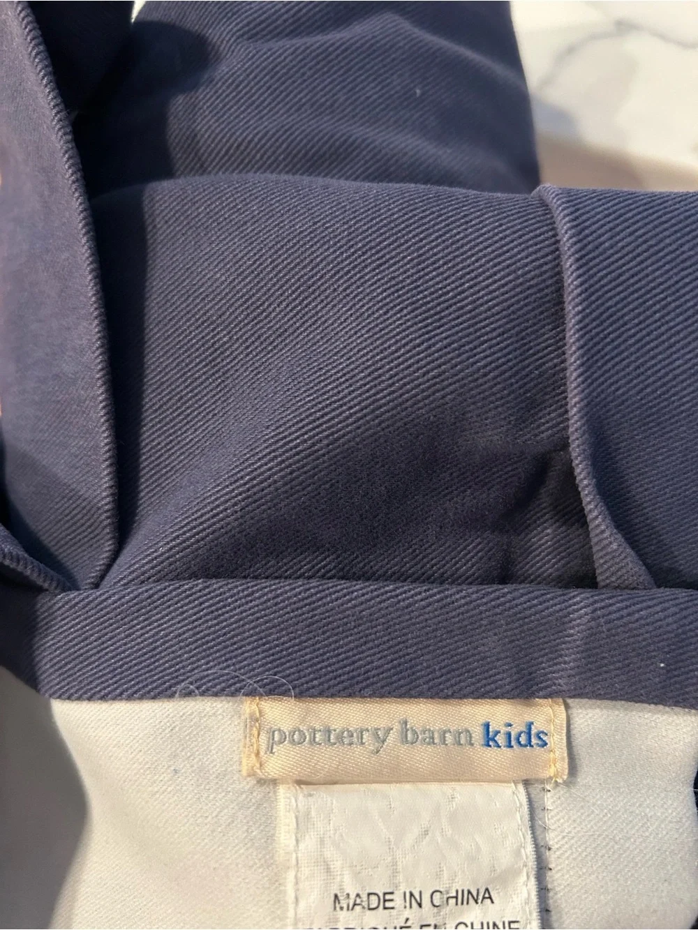 Pottery Barn Kids Navy Cameron Blackout Curtain 2 Panels